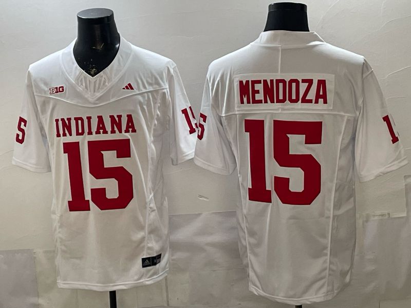Men 2026 Ohio State Buckeyes #15 Mendoza White Limited NCAA Jersey 078